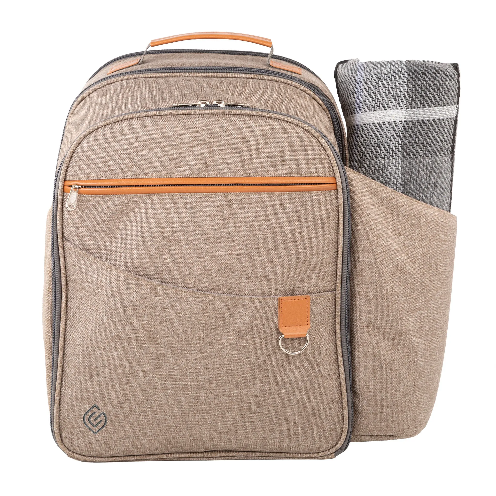 Contemporary Picnic Backpack 2 Person with Picnic Blanket