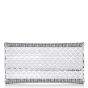 Continental Clutch Wallet Diamond Small, Silver