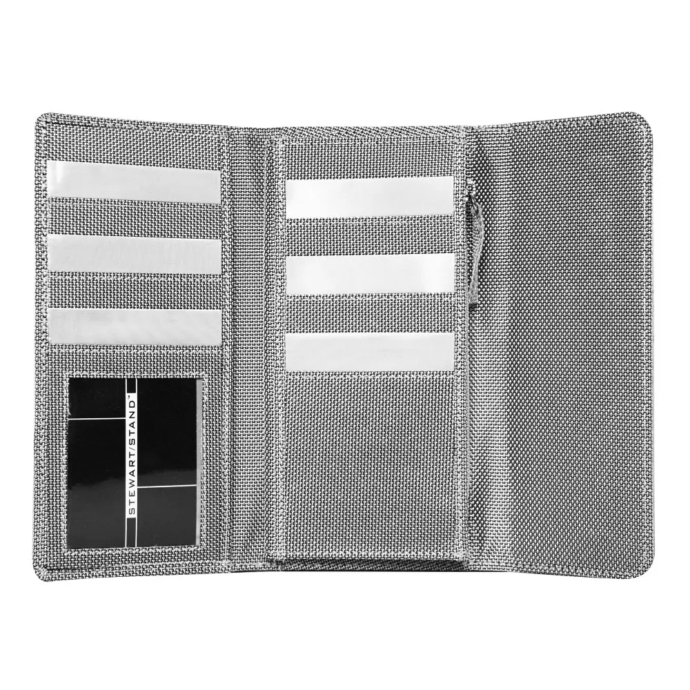 Continental Clutch Wallet Diamond Small, Silver