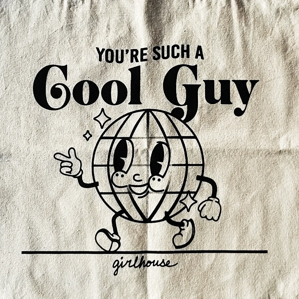 cool guy tote bag