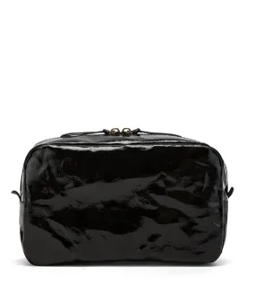 COSMETIC BAG | GLOSSY BLACK