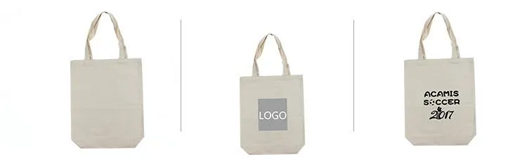 Cotton Canvas Tote Bag 33*38*10cm