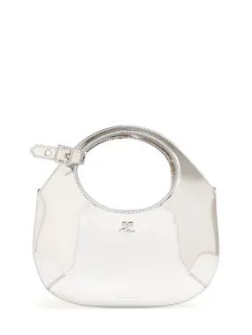 Courreges   Mini Holy mirror top handle bag 