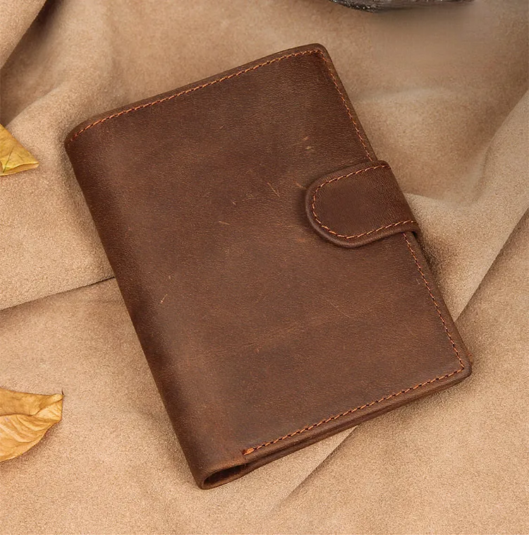 Cowhide RFID Leather Wallets for Men 8129