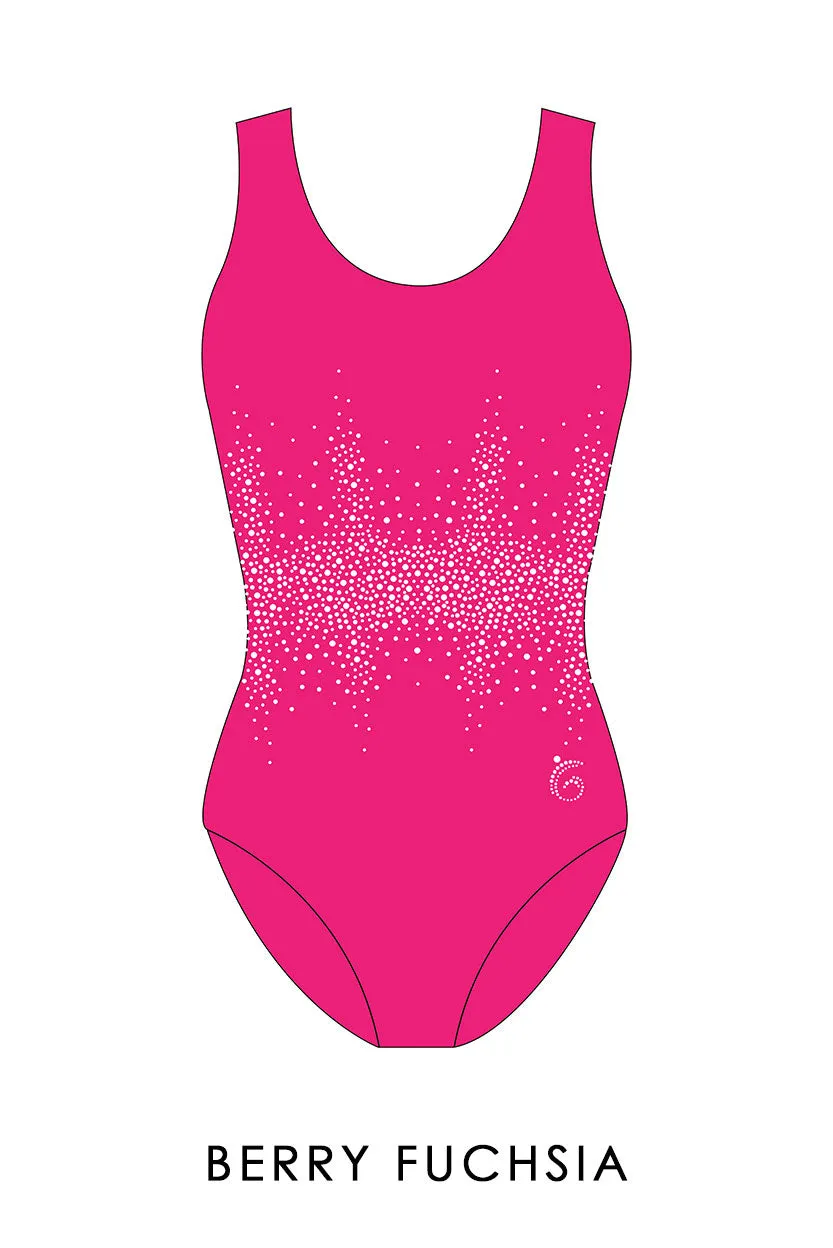 Custom Quick Ship Radiant Sparkle Sleeveless Leotard