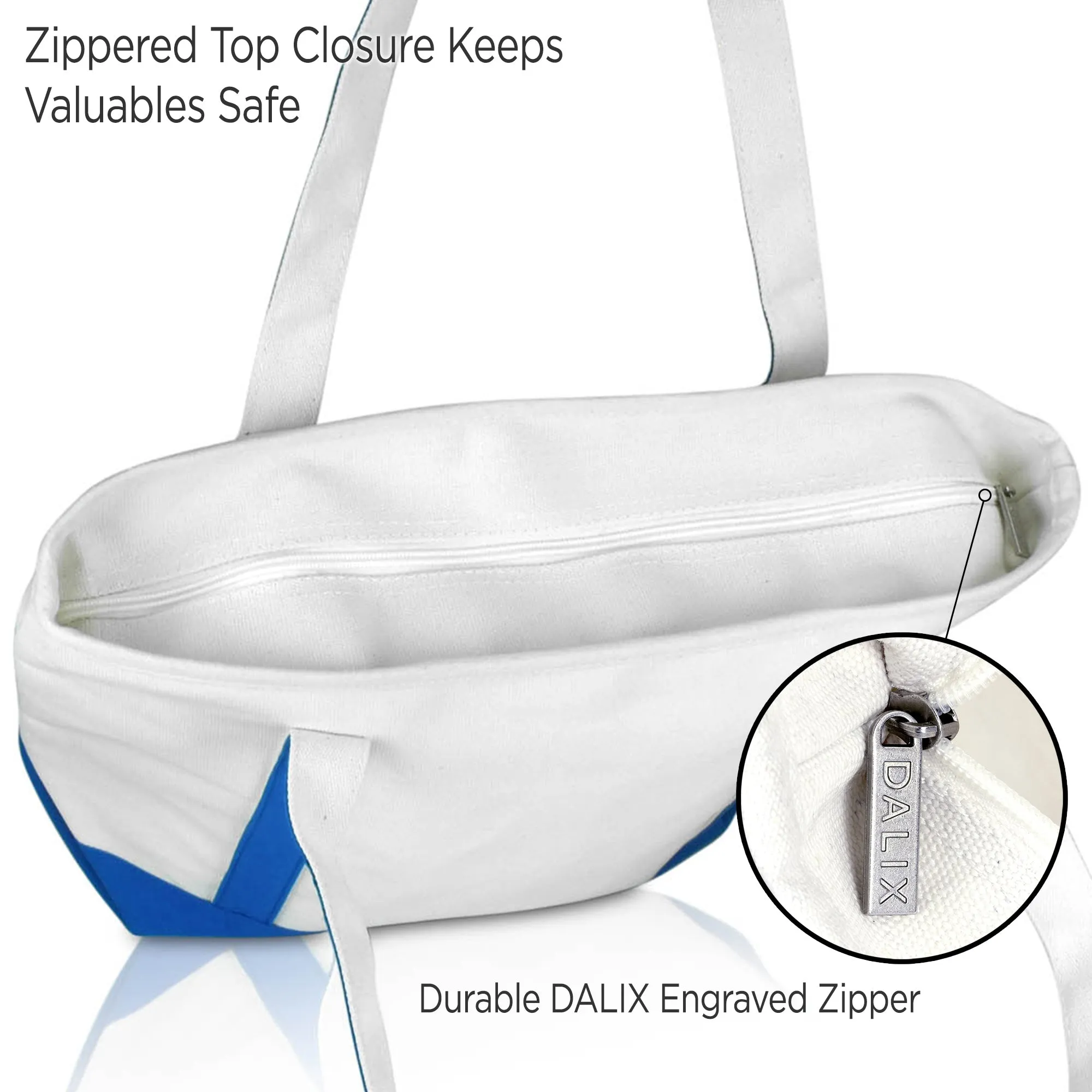 Dalix Happy Easter Tote Bag