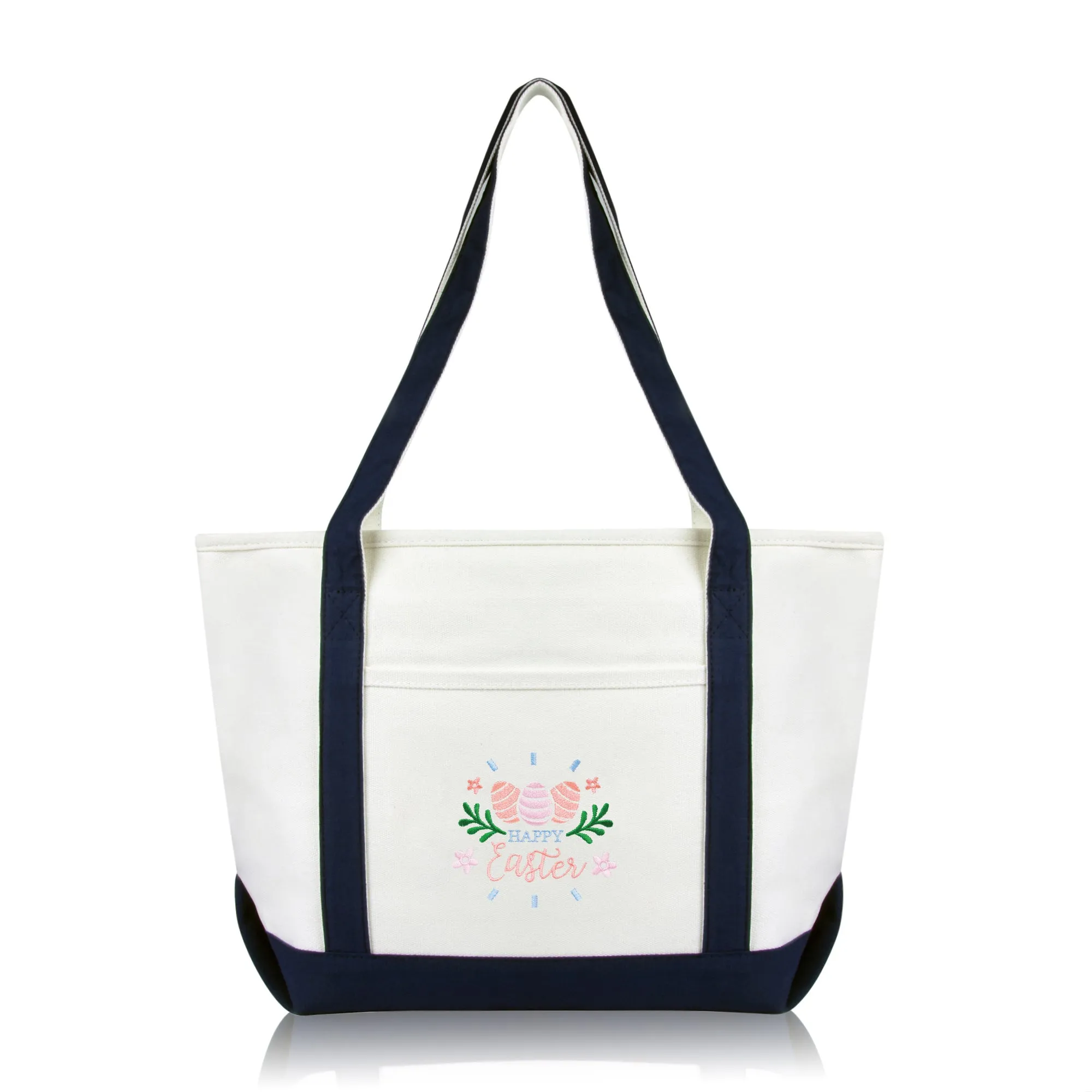 Dalix Happy Easter Tote Bag