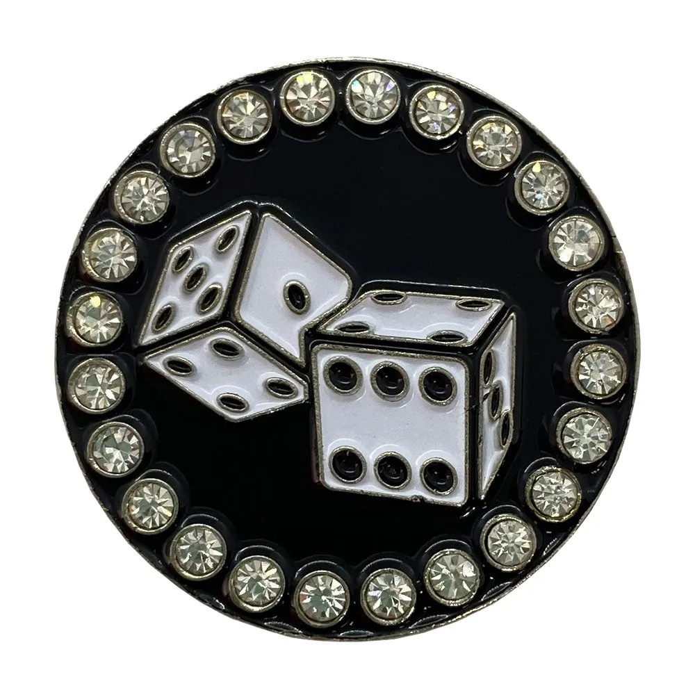 Dice (White) Golf Ball Marker Only