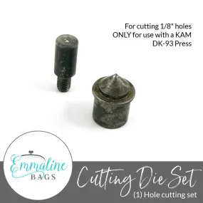 Die Set: Hole Cutter (1/8" or 3mm) ONLY for KAM DK-93 Press