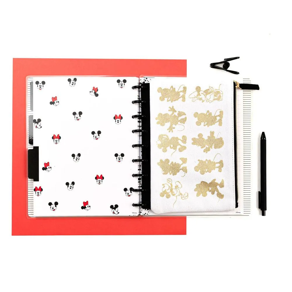 Disney © Mickey Mouse & Minnie Mouse Classic Notebook and Pouch Kit