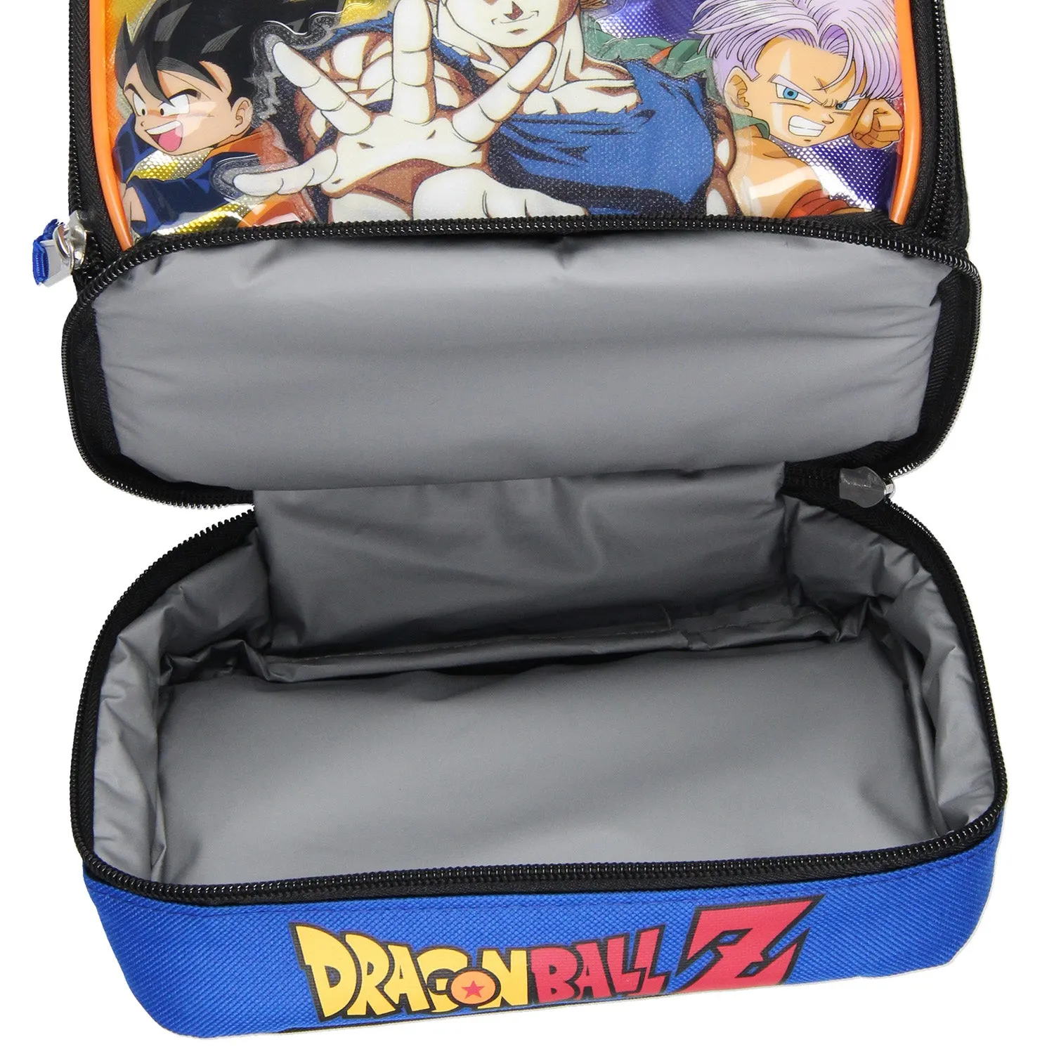 Dragon Ball Z Lunch Box Dual Compartment Insulated Lunch Bag Tote