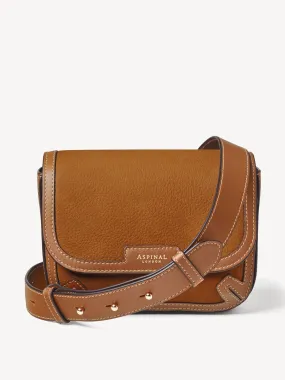 Ella crossbody bag in tan nubuck