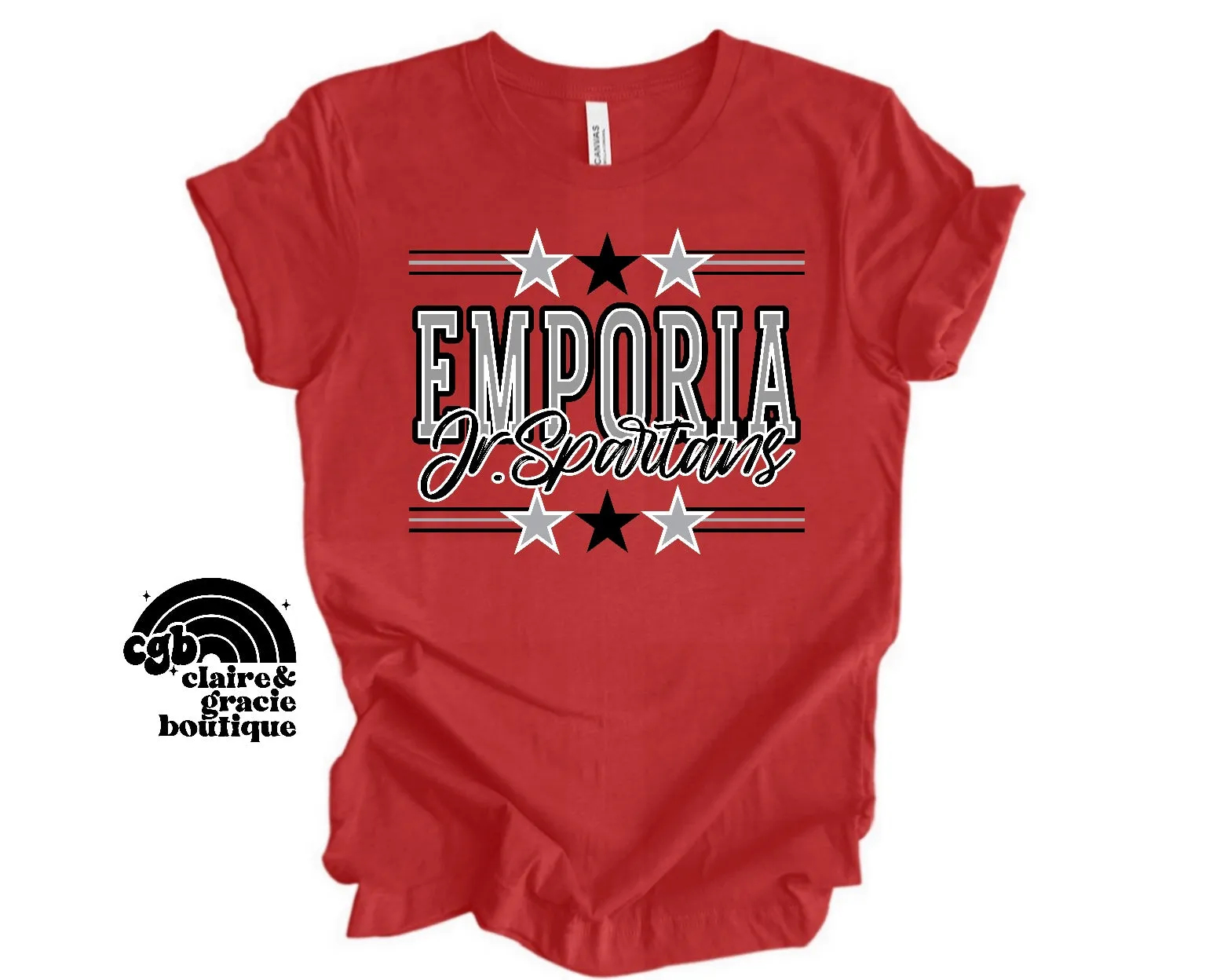 Emporia Jr. Spartans Star Custom Design |