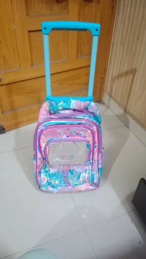 ENGAGE School Bag in Trolly Style for Kids