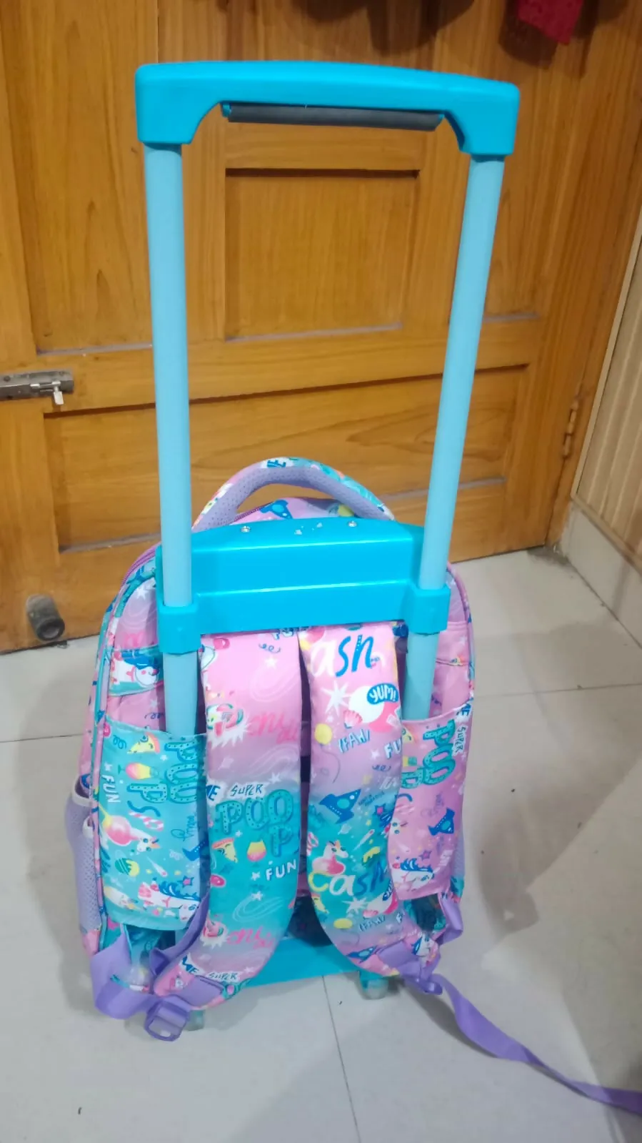 ENGAGE School Bag in Trolly Style for Kids