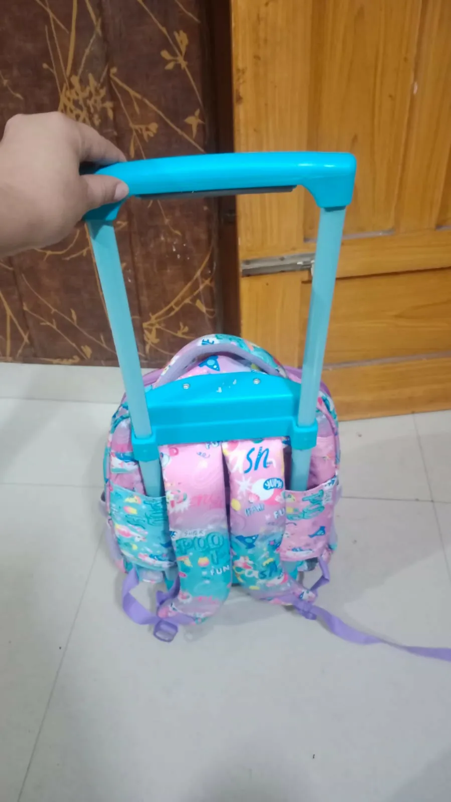 ENGAGE School Bag in Trolly Style for Kids