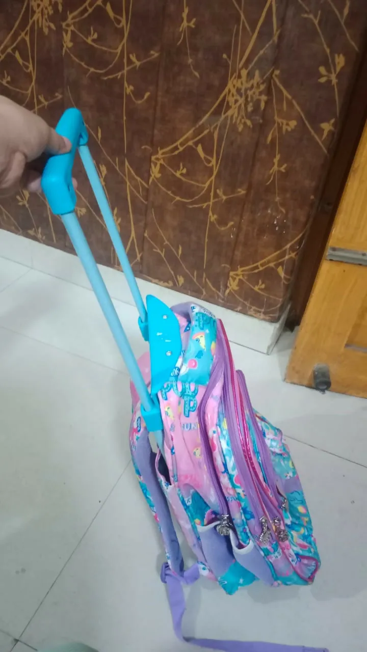 ENGAGE School Bag in Trolly Style for Kids