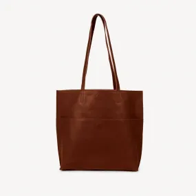 Everyday Leather Tote - Vintage Brown