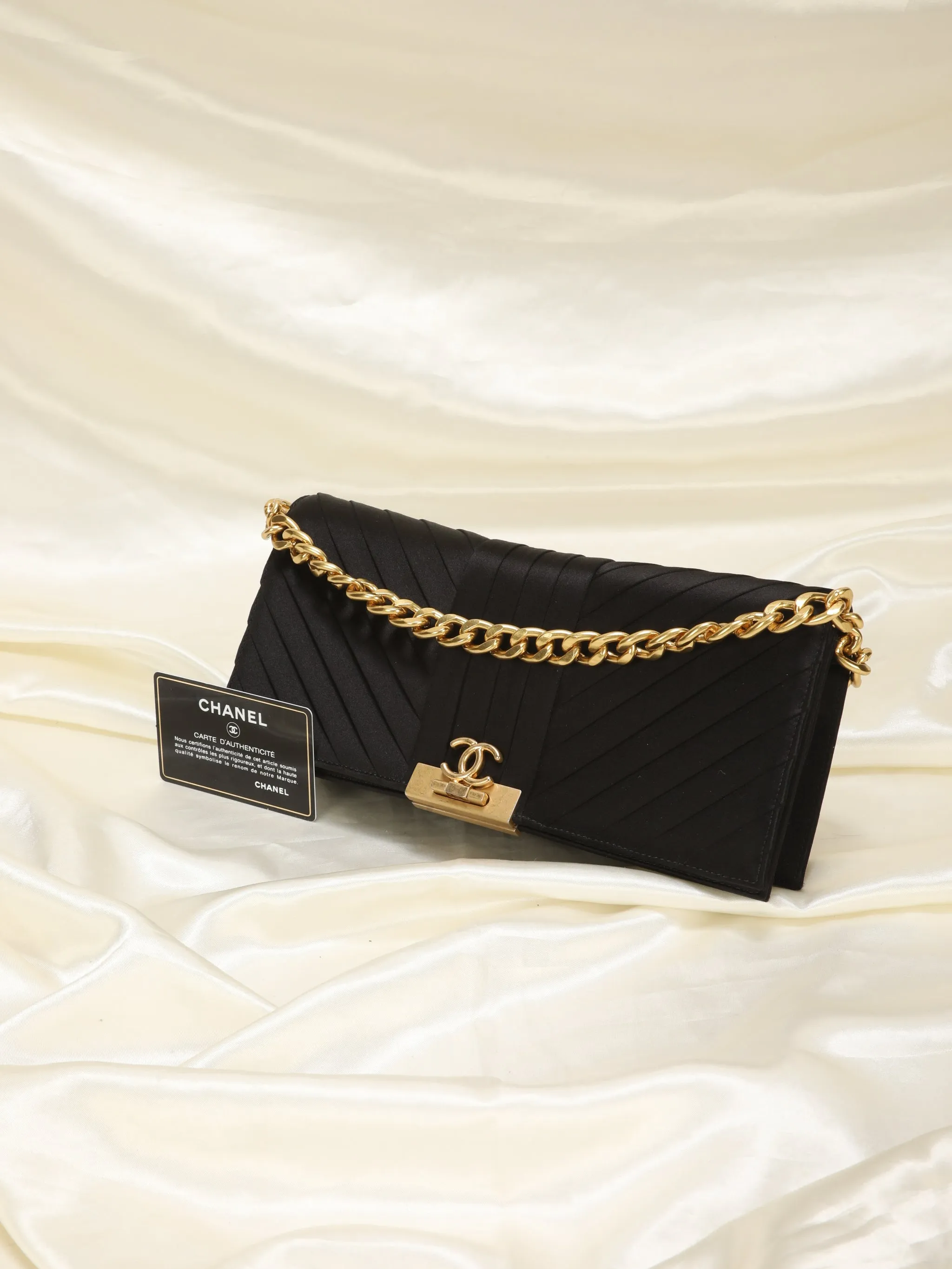 Extremely Rare CL 2019 Satin Clutch Bag