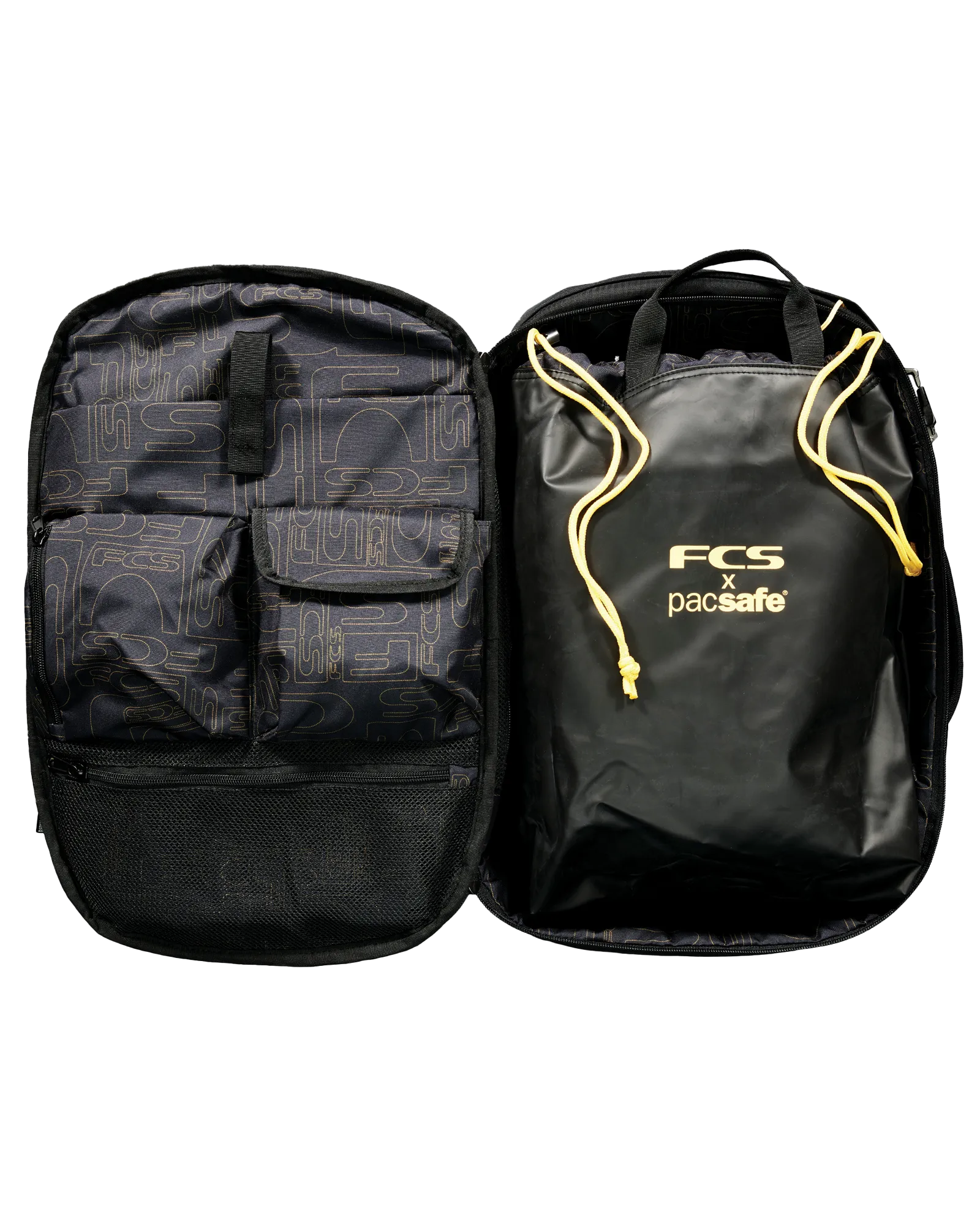 FCS X Pacsafe Day Mission 28L Backpack in Black