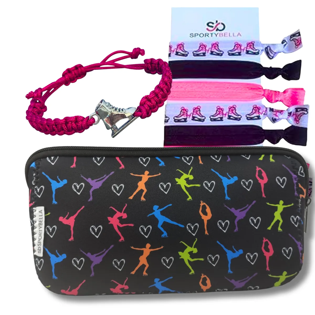 Figure Skating Cosmetic Bag Gift Bundle