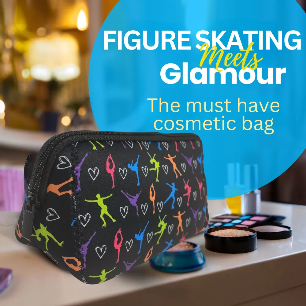 Figure Skating Cosmetic Bag Gift Bundle