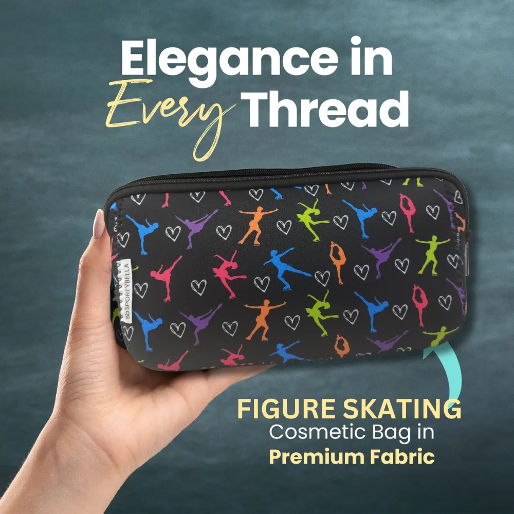 Figure Skating Cosmetic Bag Gift Bundle