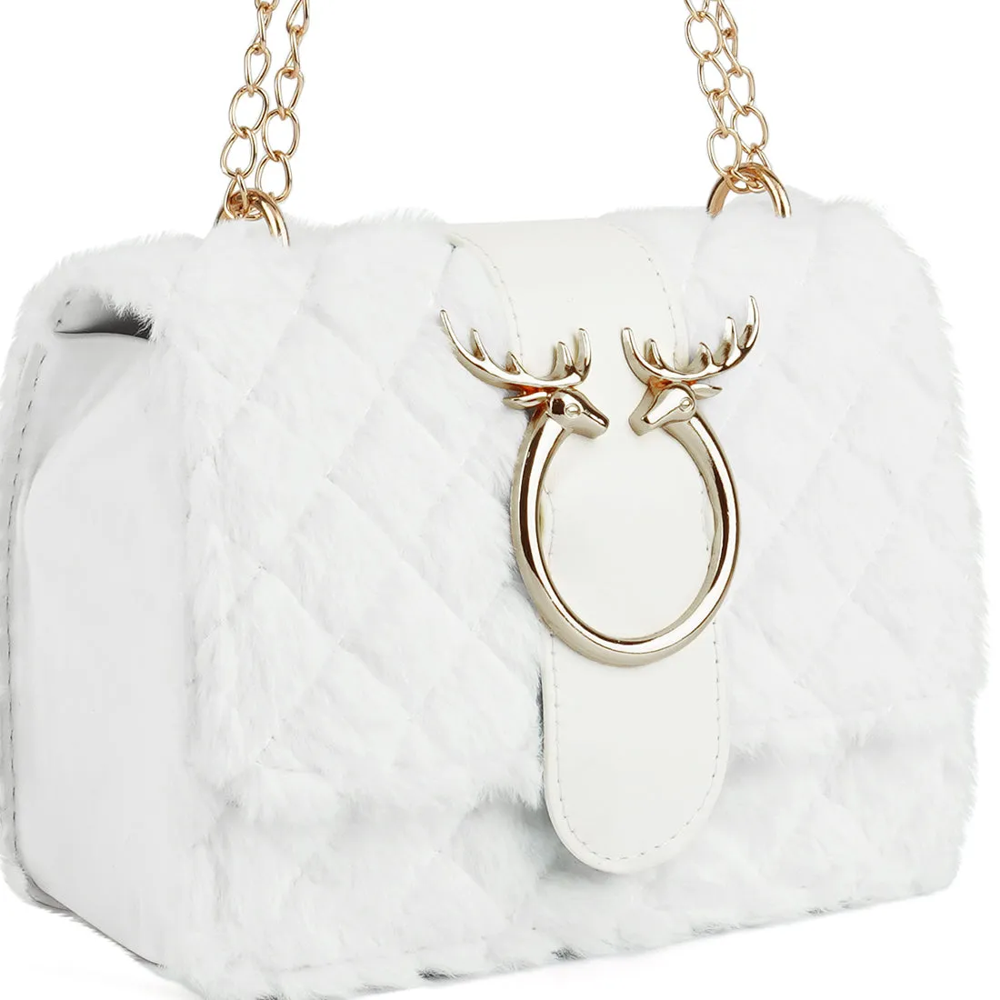 Furry Mini Sling Bag