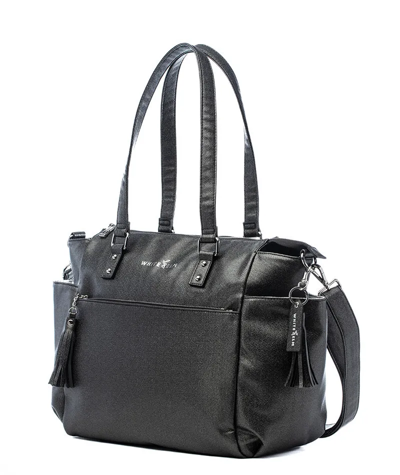 Gemini Convertible Backpack - Black Sparkle