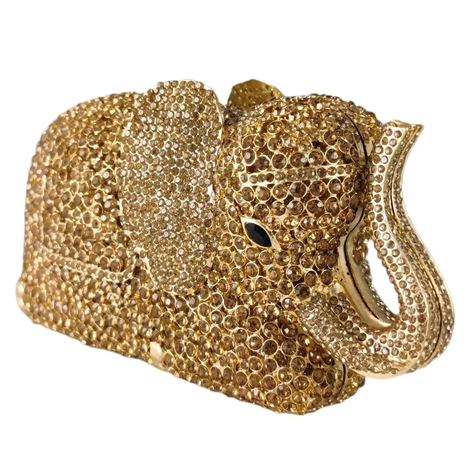 Green Elephant Clutch Party Cocktail Purse Evening Bags