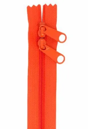 Handbag Zipper 30"  Tangerine