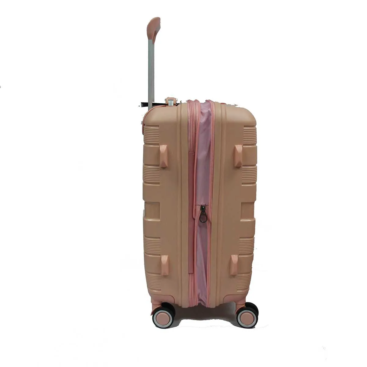 Helix Polypropylene Expandable Anti-theft Luggage with Spinner Wheels TSA Lock