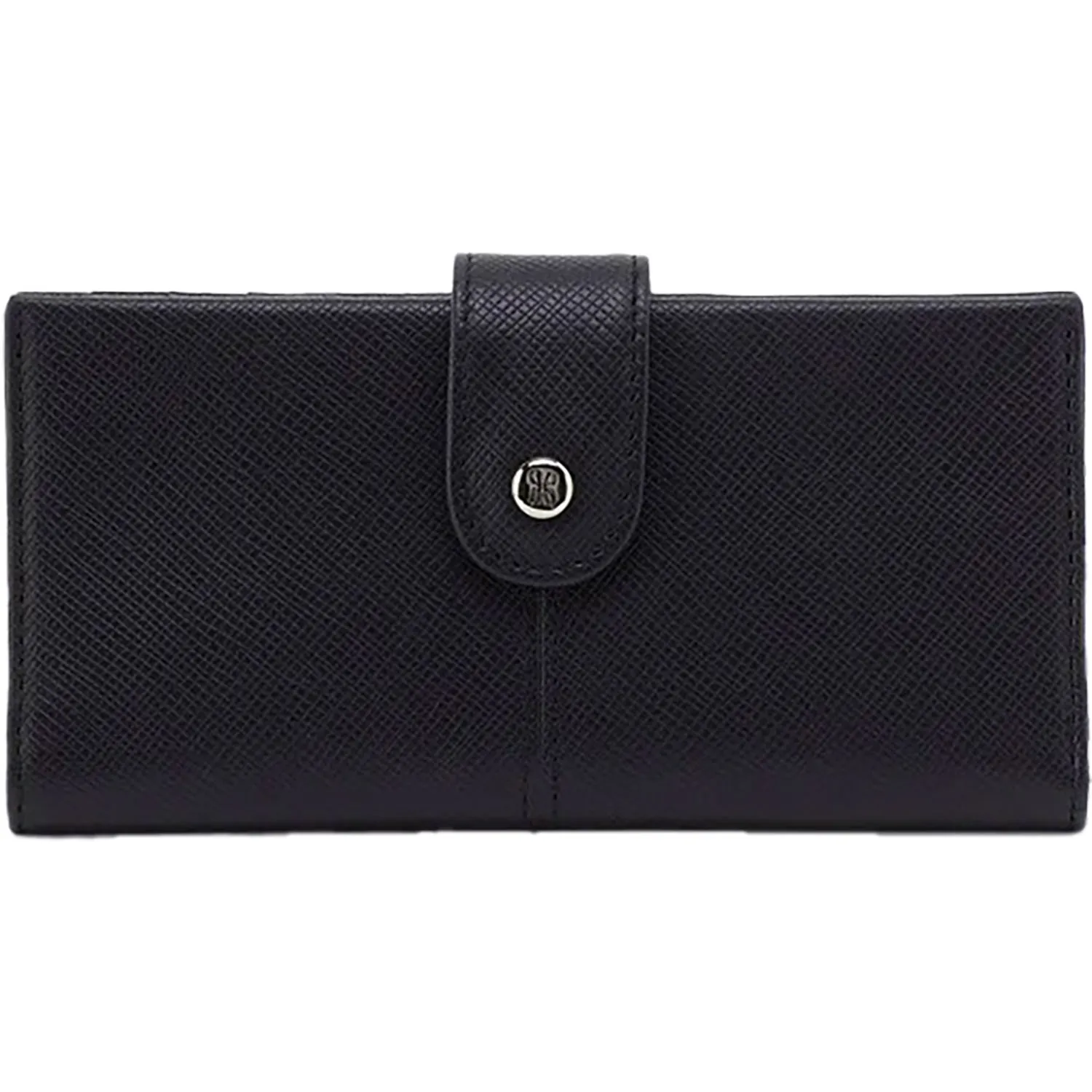 Hobo Essential Bifold Wallet Black Leather