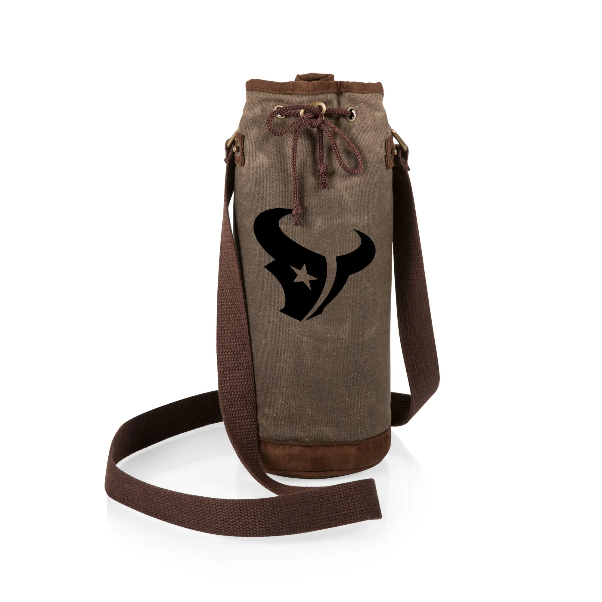 Houston Texans - Waxed Canvas Wine Tote