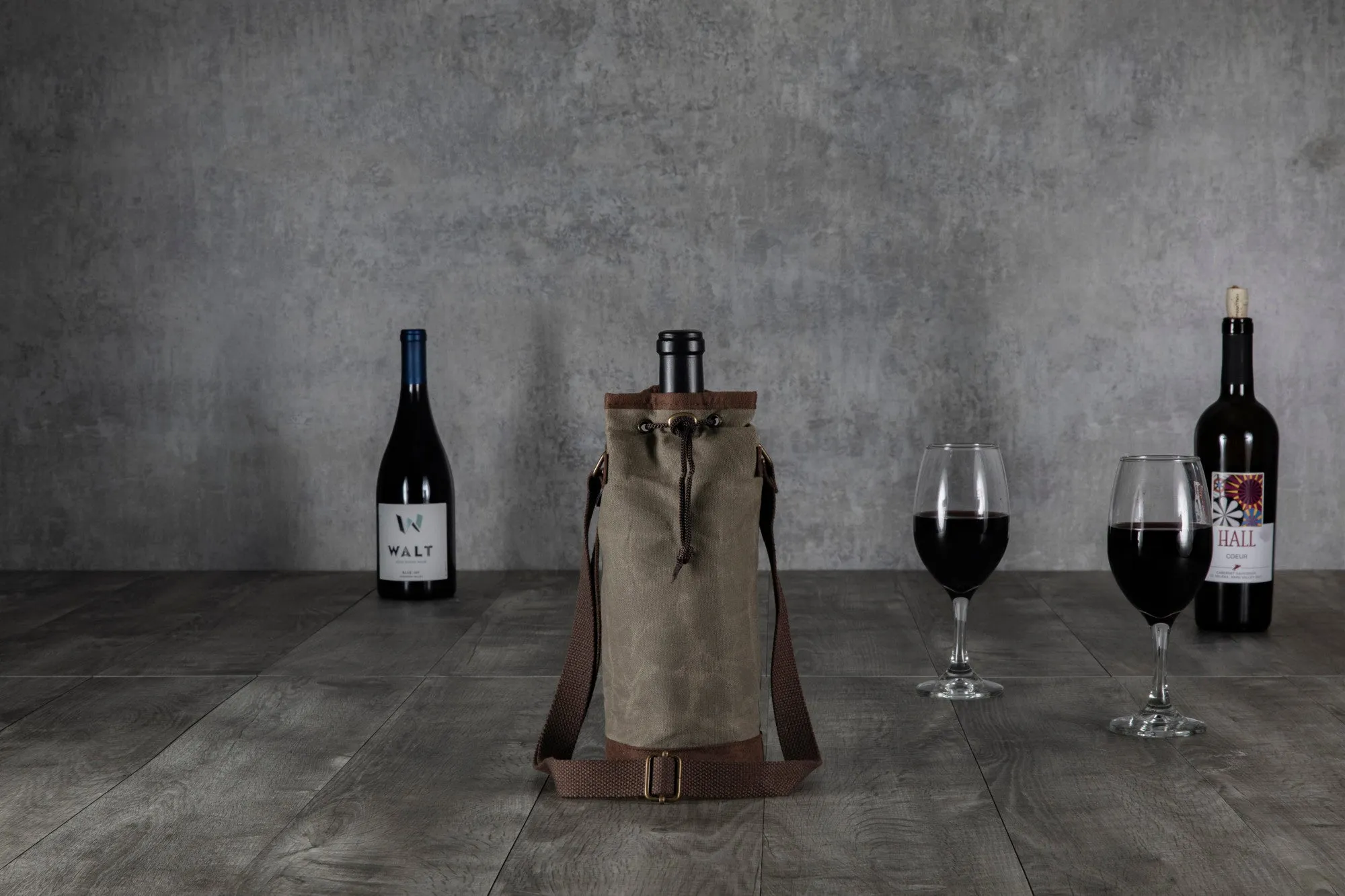 Houston Texans - Waxed Canvas Wine Tote