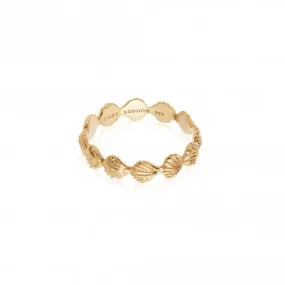 Isla Shell Stacking 18ct Gold Plated Ring SSR03_GP