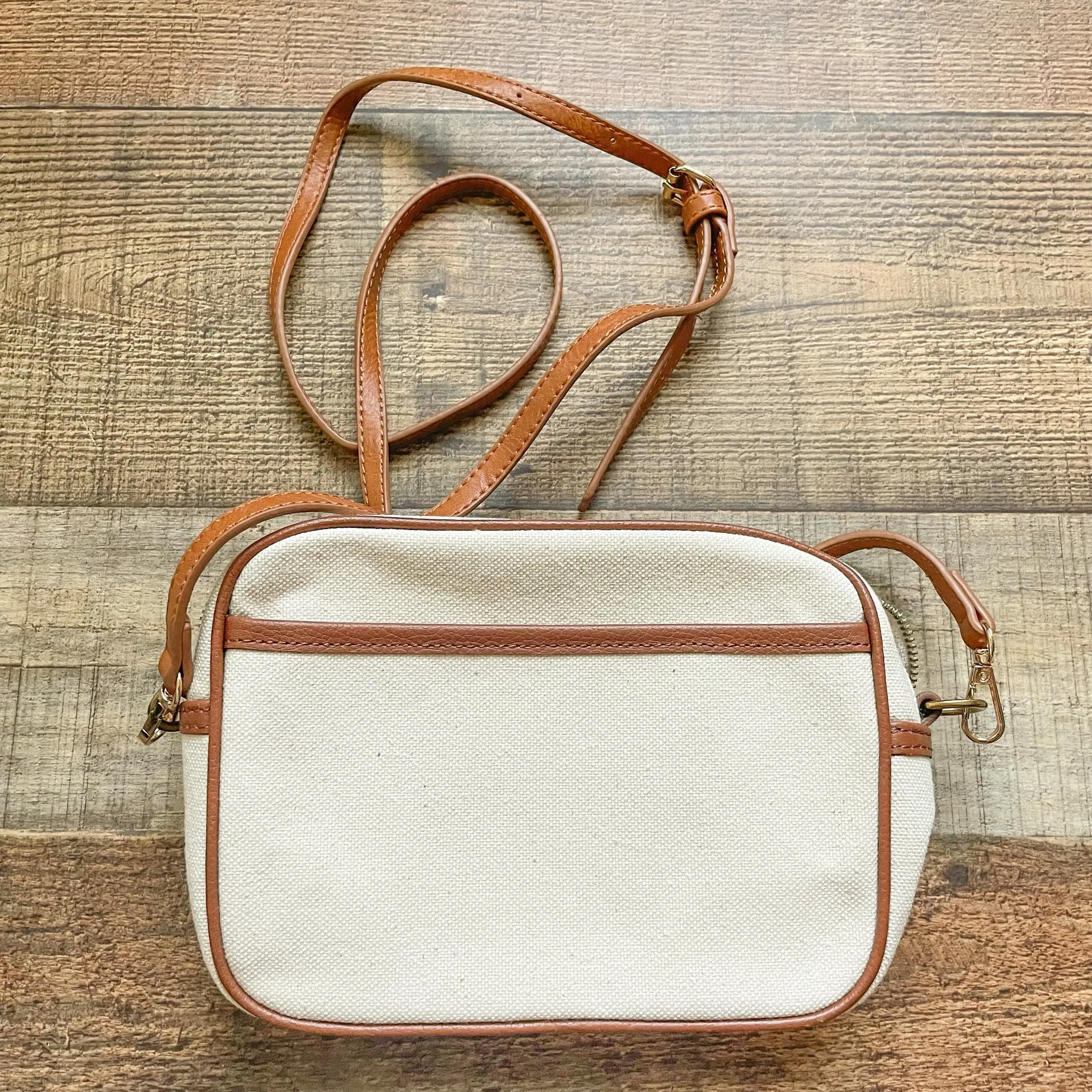 J Crew Cream Mini Crossbody NWT (sold out online)