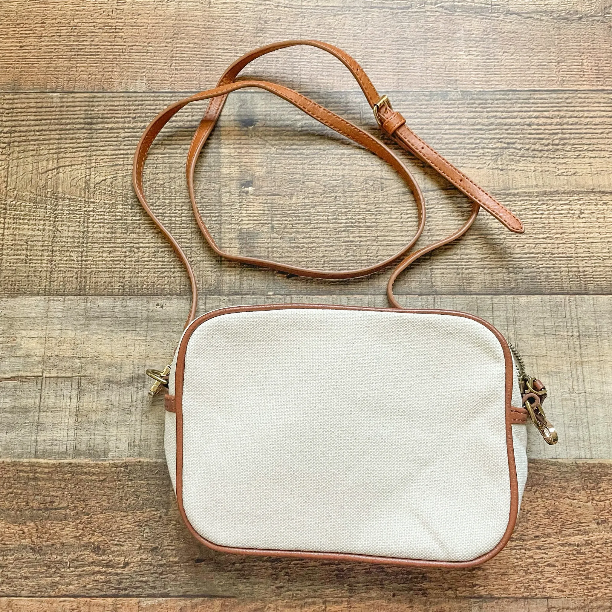 J Crew Cream Mini Crossbody NWT (sold out online)