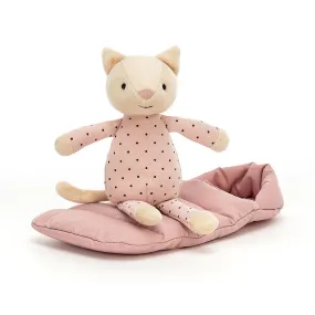 Jellycat Sleeping Bag Snuggler Cat