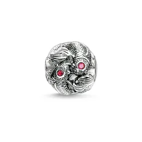 KARMA BEAD - STERLING SILVER KOI CARP BEAD