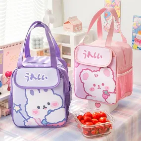 Kawaii Pink Bear Lunch Bag Collection | NEW