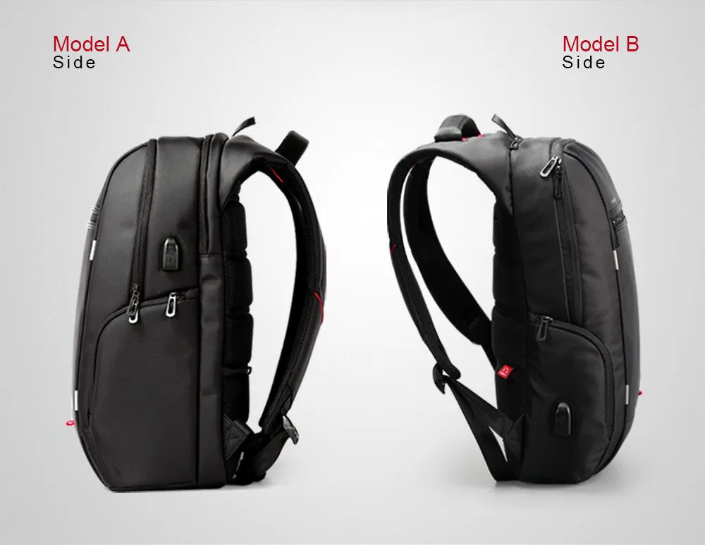 King Anti Scratch and Theft Laptop Backpack with External USB Charge