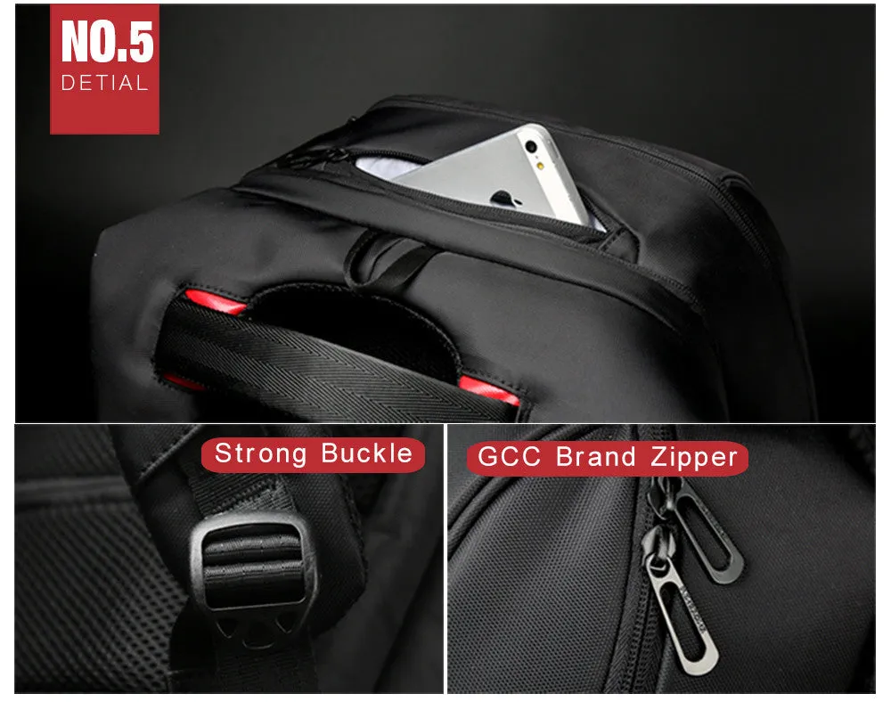 King Anti Scratch and Theft Laptop Backpack with External USB Charge