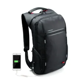 King Anti Scratch and Theft Laptop Backpack with External USB Charge