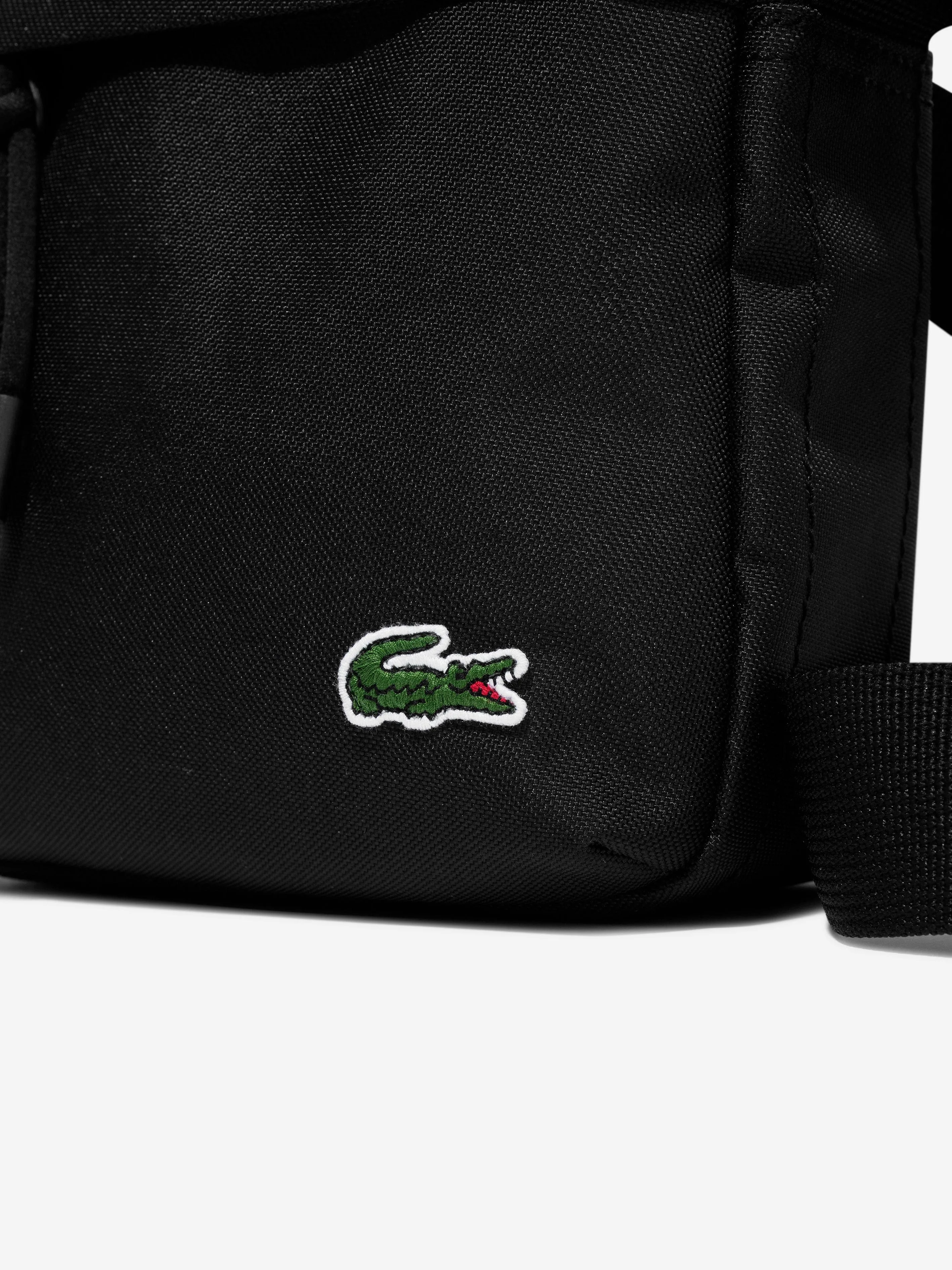 Lacoste Kids Logo Crossbody Bag in Black