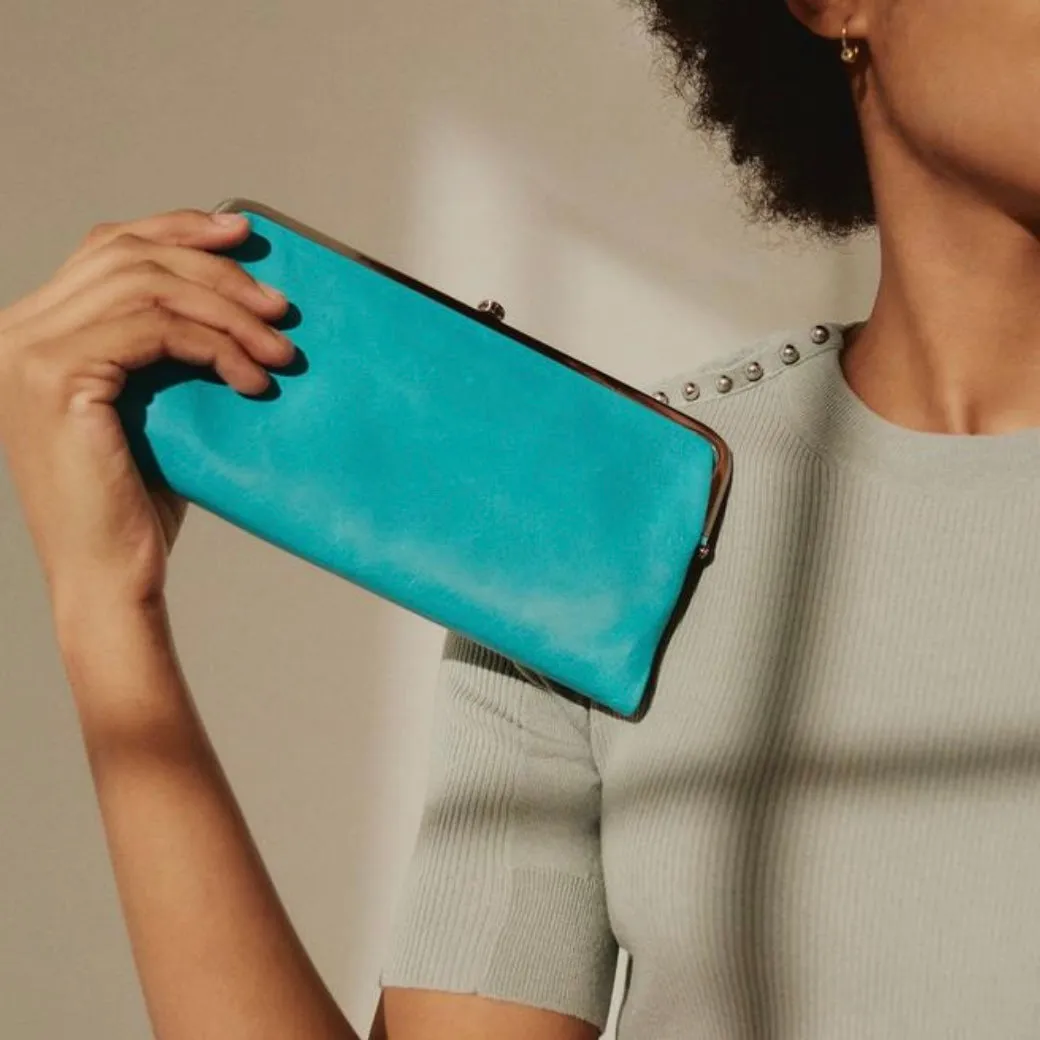 Lauren Clutch Wallet (Aqua)