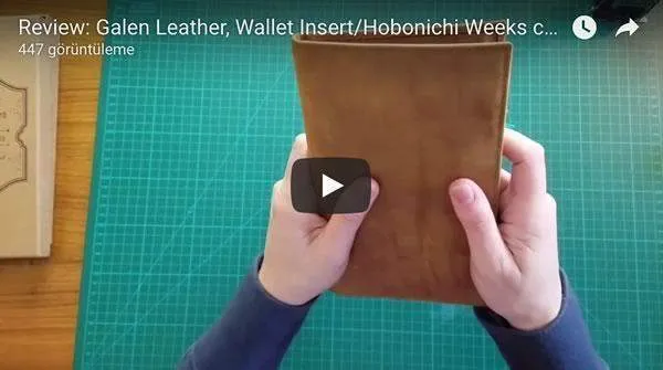 Leather Hobonichi Weeks Mega Cover - Crazy Horse Brown