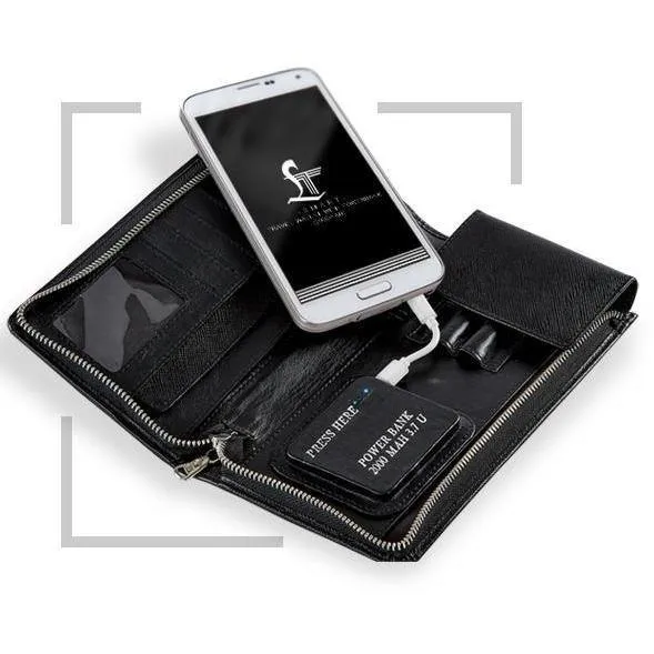 LT-Smart Travel Wallet With Power Bank (5000 mAh)