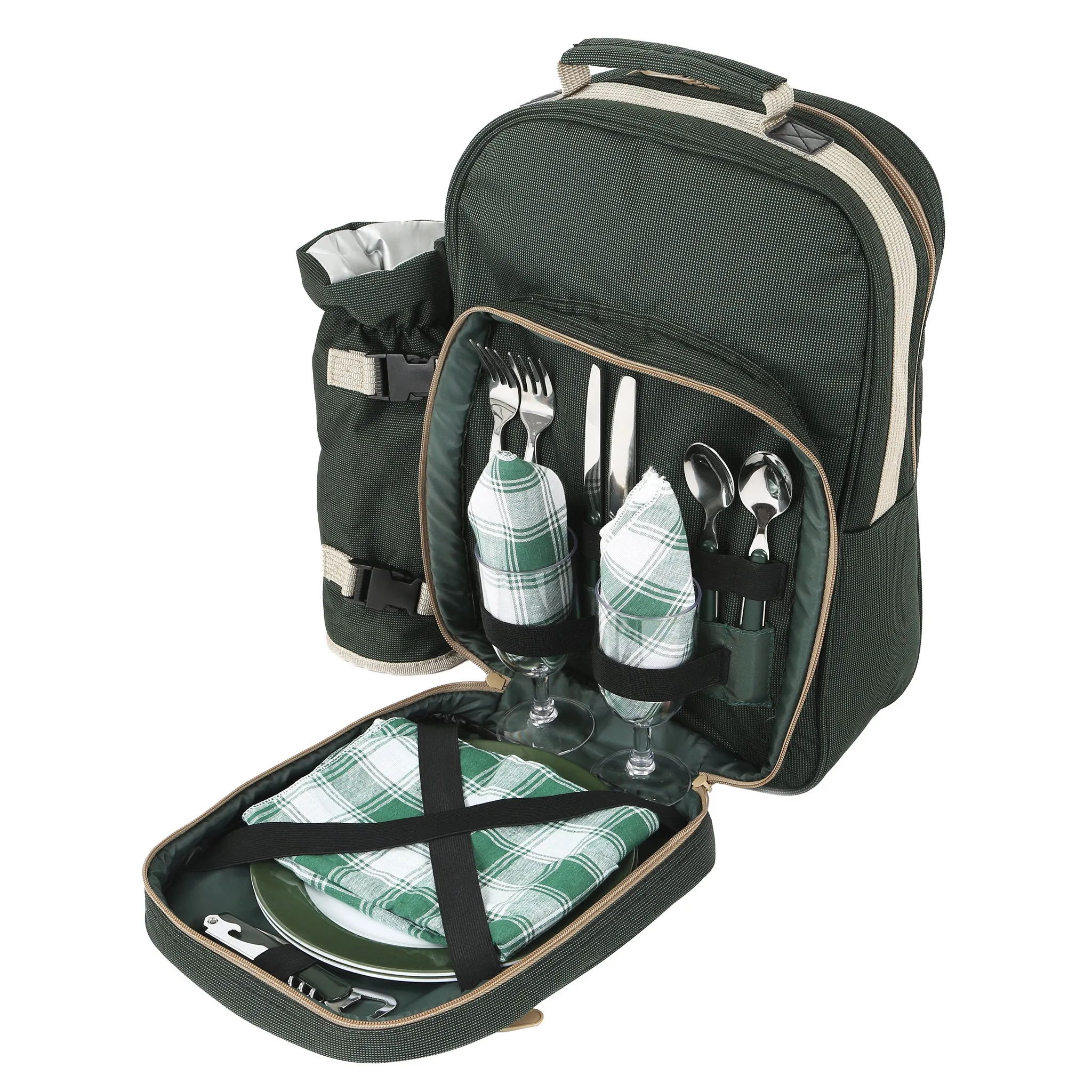 Luxury Picnic Backpack Hamper for Two People