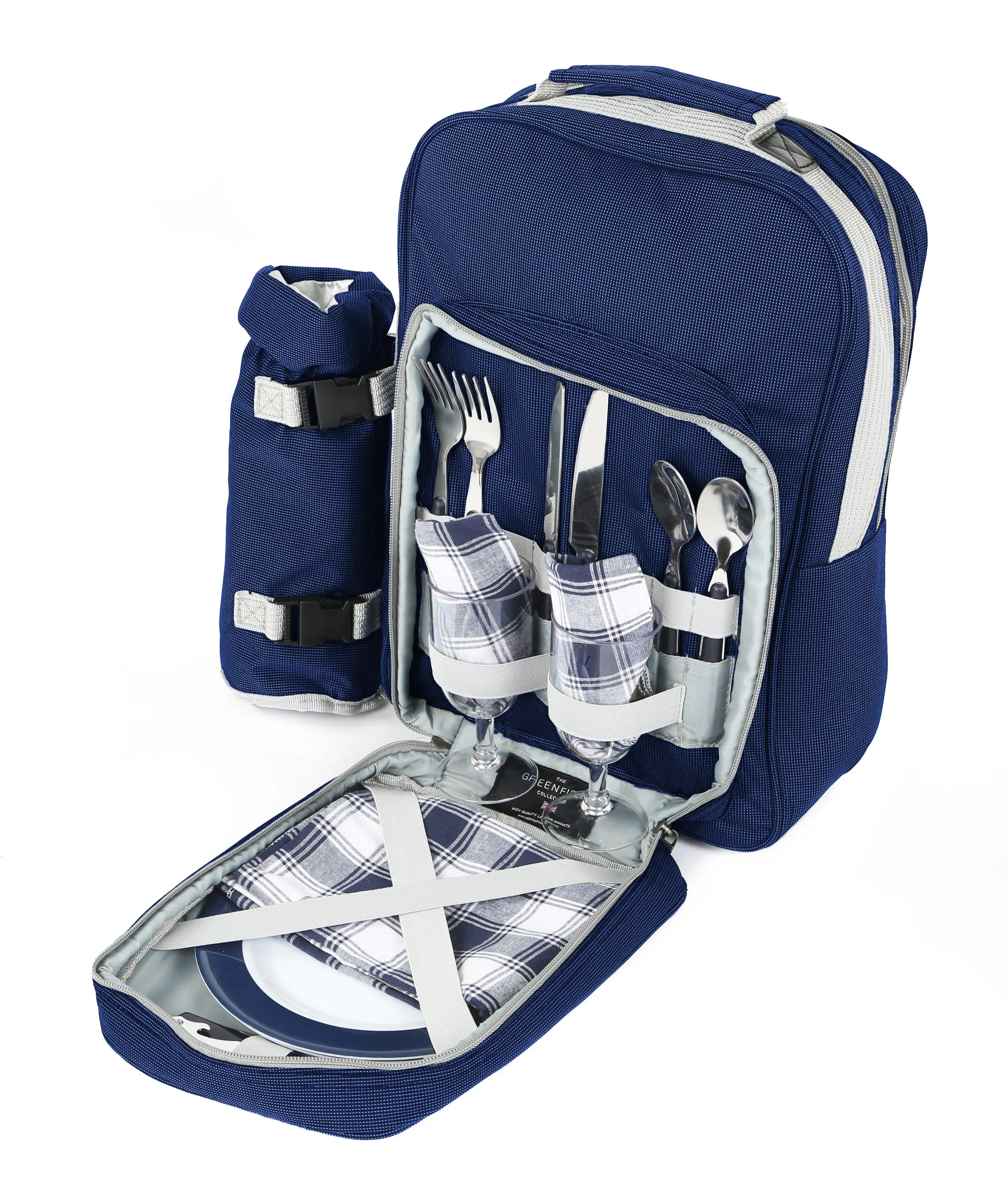 Luxury Picnic Backpack Hamper for Two People